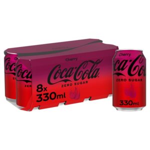 Coca-Cola Zero Sugar Cherry 8 x 330ml