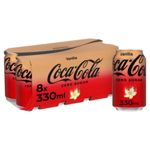 Coca-Cola Zero Sugar Vanilla 8 x 330ml